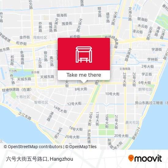 六号大街五号路口 map