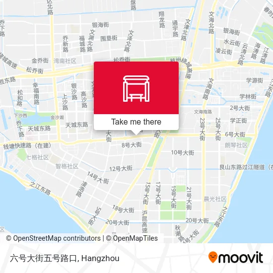 六号大街五号路口 map