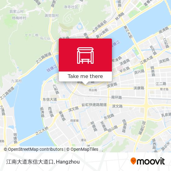 江南大道东信大道口 map