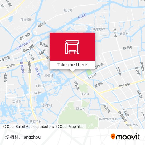 塘栖村 map
