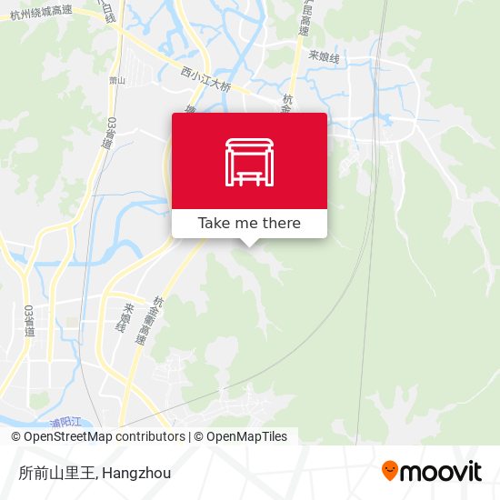 所前山里王 map