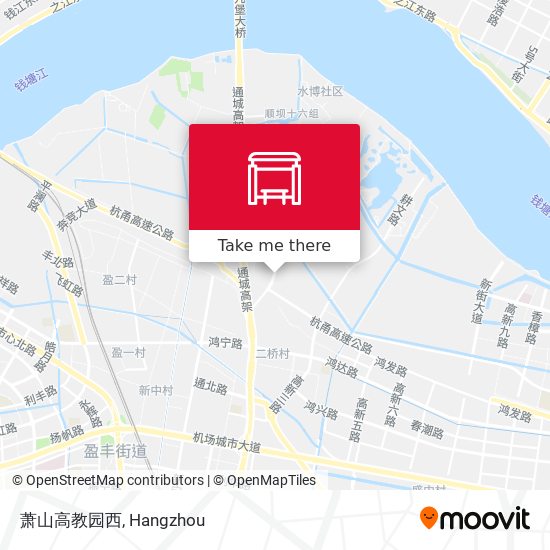 萧山高教园西 map