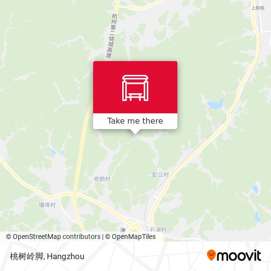 桃树岭脚 map