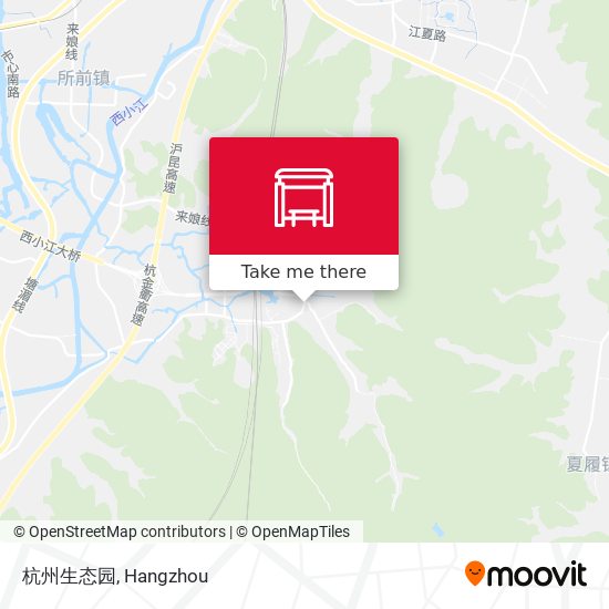 杭州生态园 map