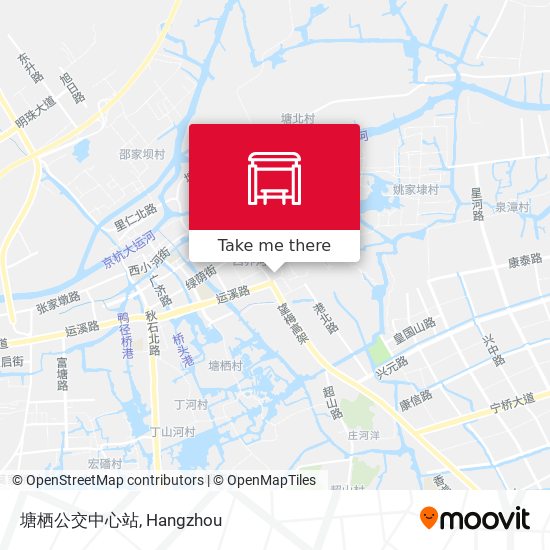 塘栖公交中心站 map