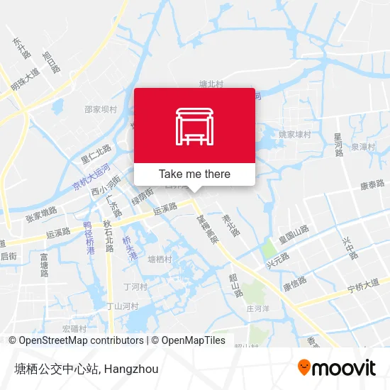 塘栖公交中心站 map