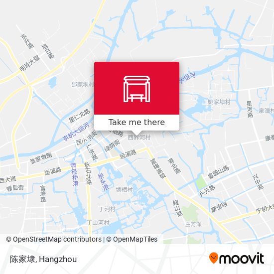 陈家埭 map