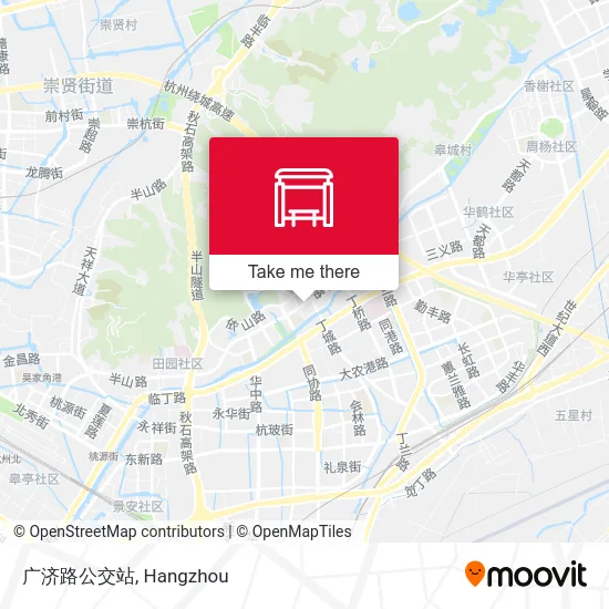 广济路公交站 map
