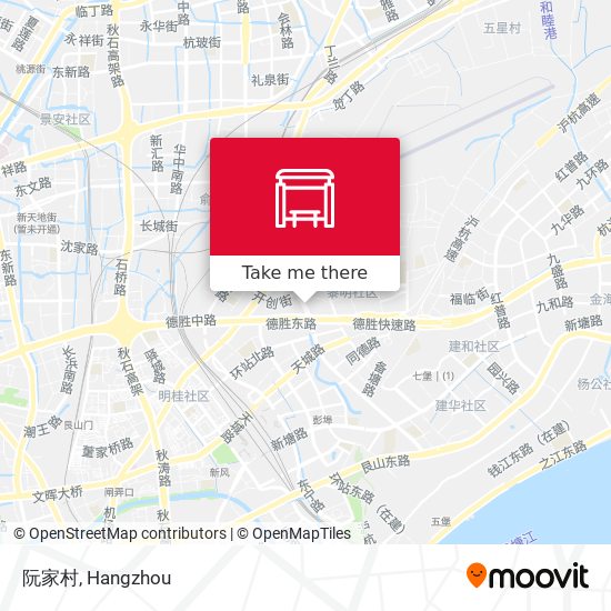 阮家村 map