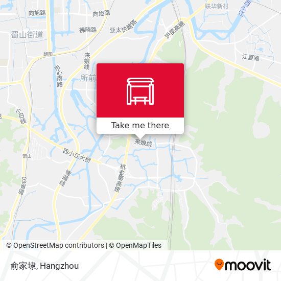 俞家埭 map