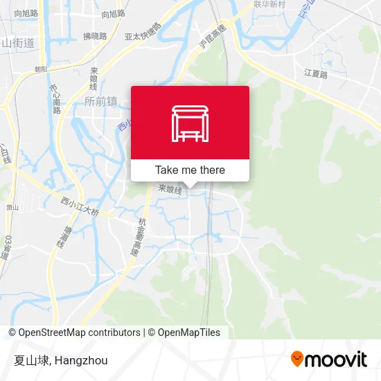 夏山埭 map