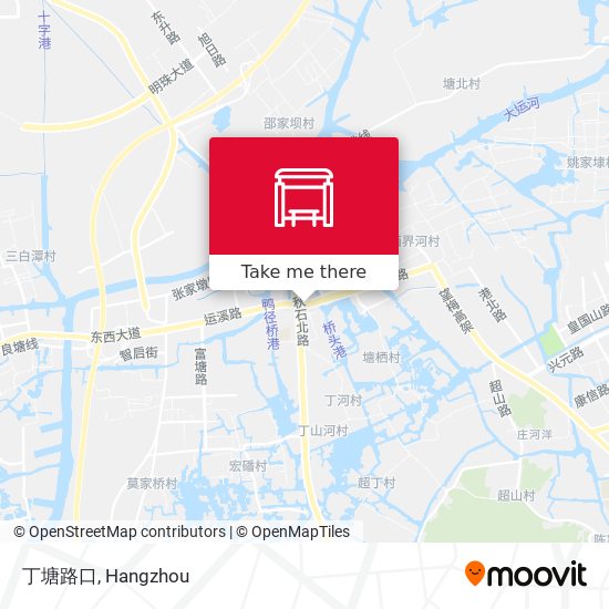 丁塘路口 map