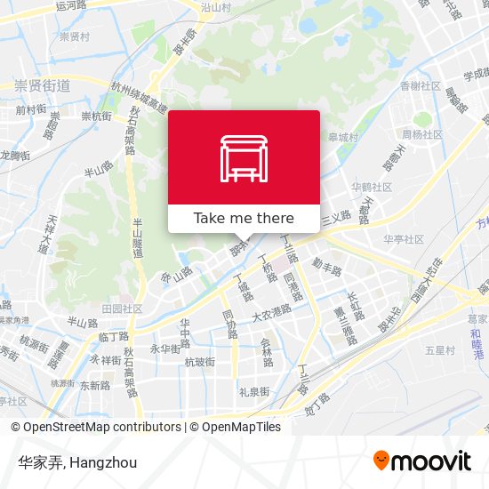 华家弄 map