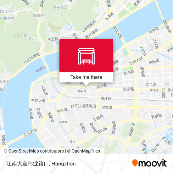 江南大道伟业路口 map