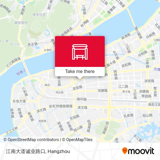 江南大道诚业路口 map