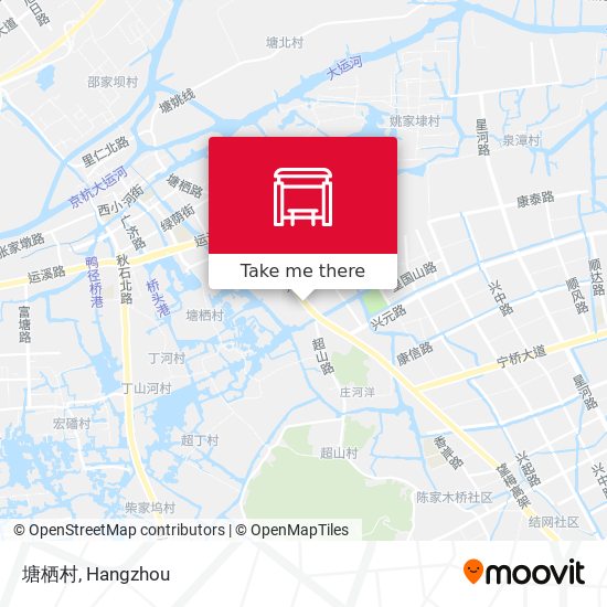 塘栖村 map