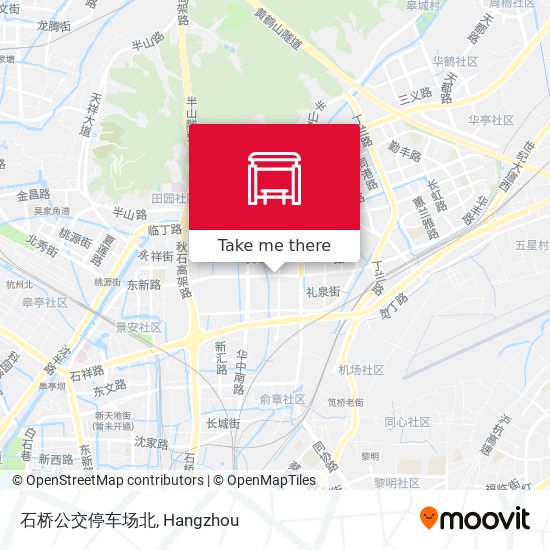 石桥公交停车场北 map