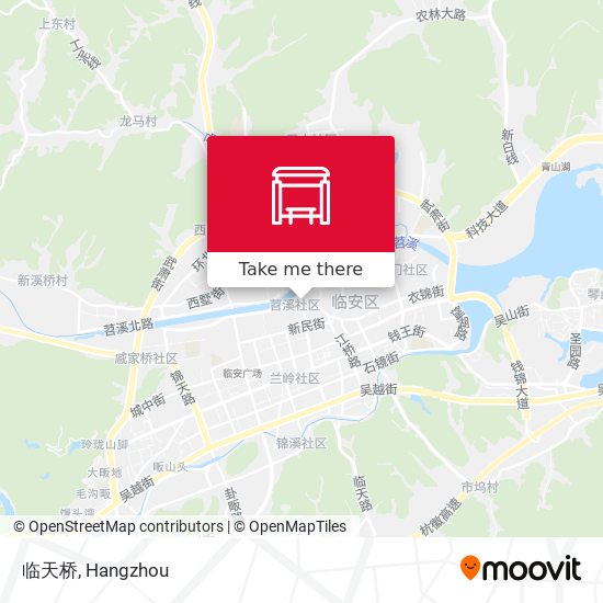 临天桥 map
