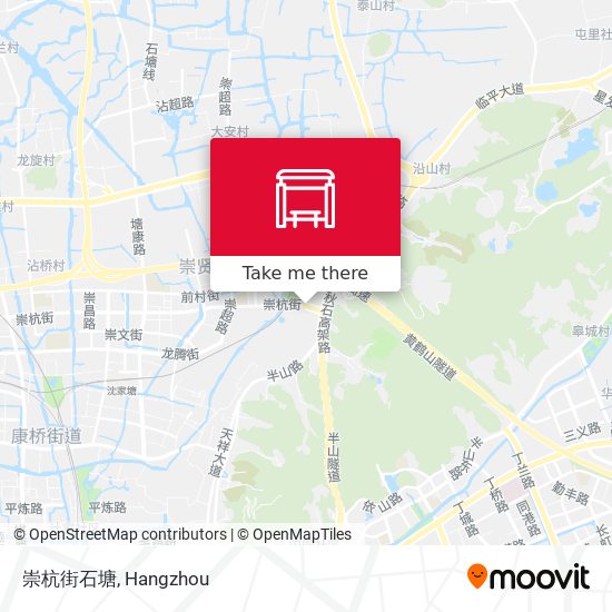 崇杭街石塘 map