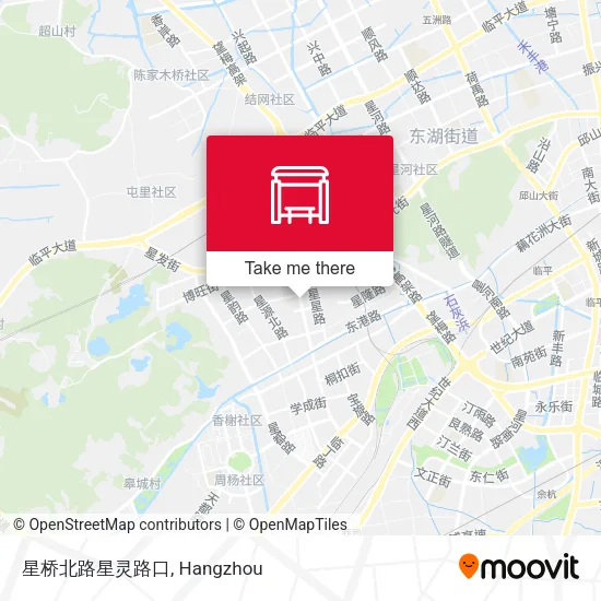 星桥北路星灵路口 map