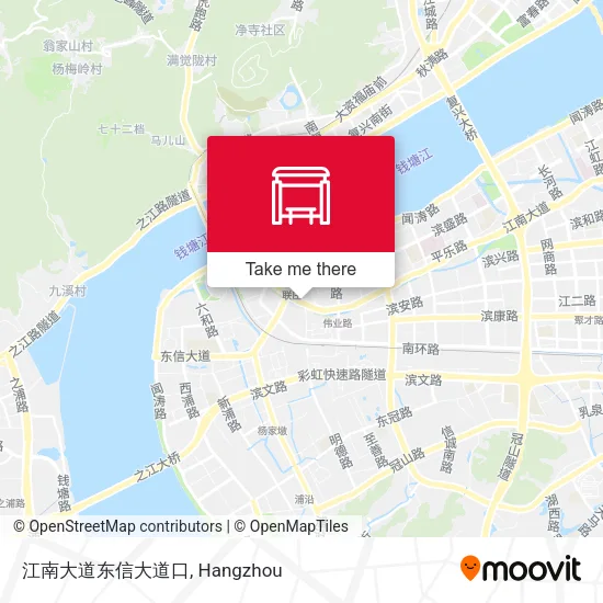 江南大道东信大道口 map