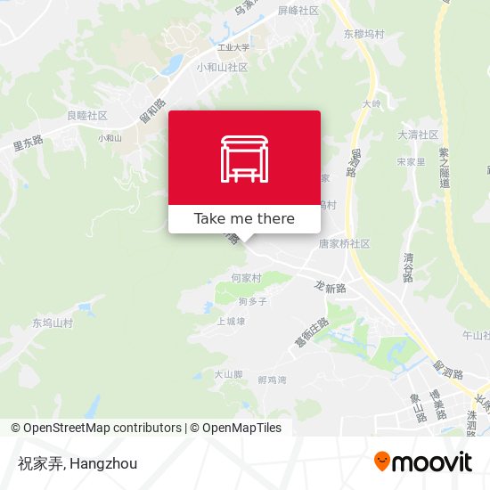 祝家弄 map