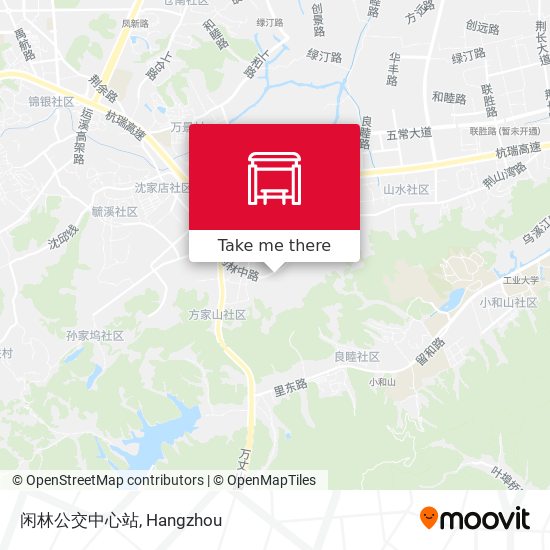 闲林公交中心站 map