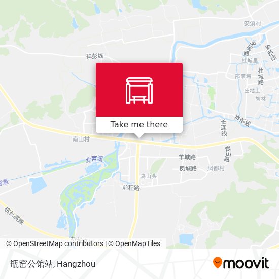 瓶窑公馆站 map