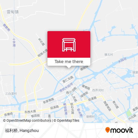 福利桥 map