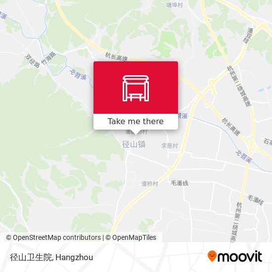 径山卫生院 map