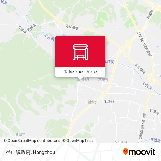 径山镇政府 map