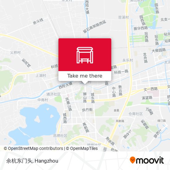 余杭东门头 map