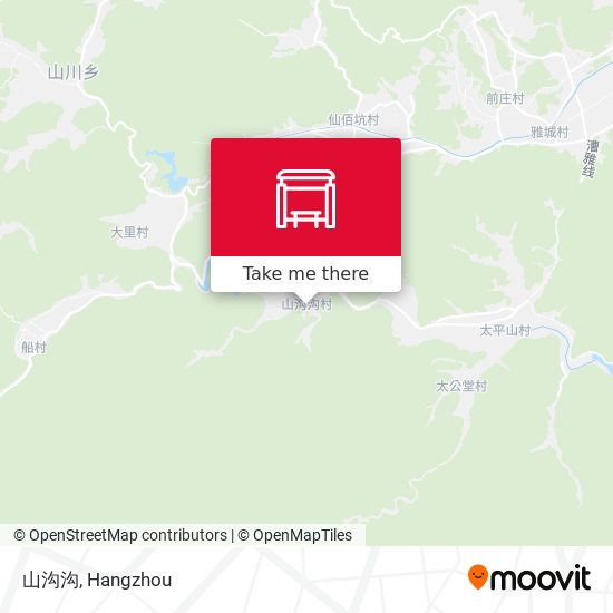 山沟沟 map