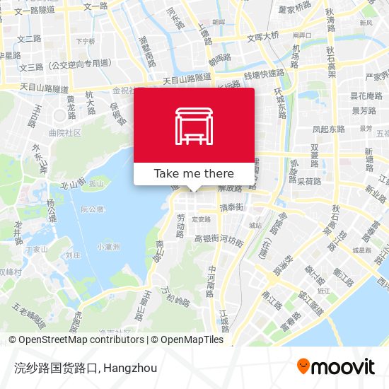 浣纱路国货路口 map