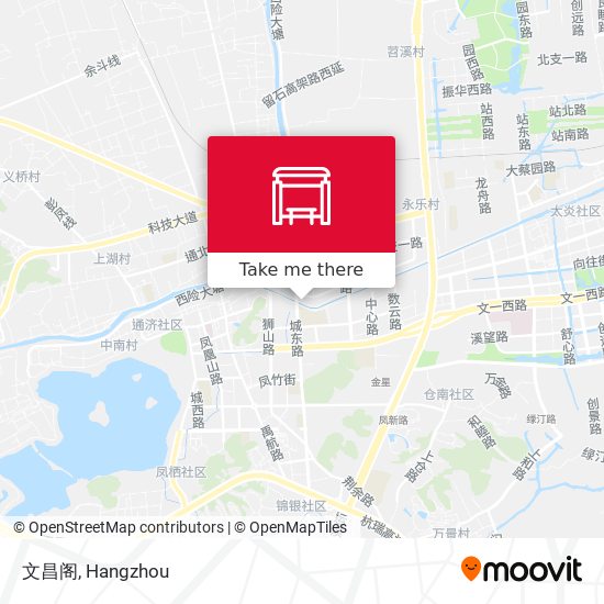 文昌阁 map