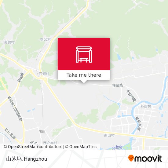 山茅坞 map