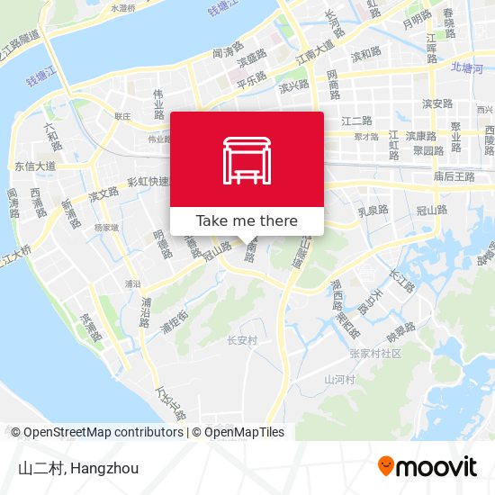 山二村 map