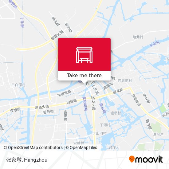 张家墩 map