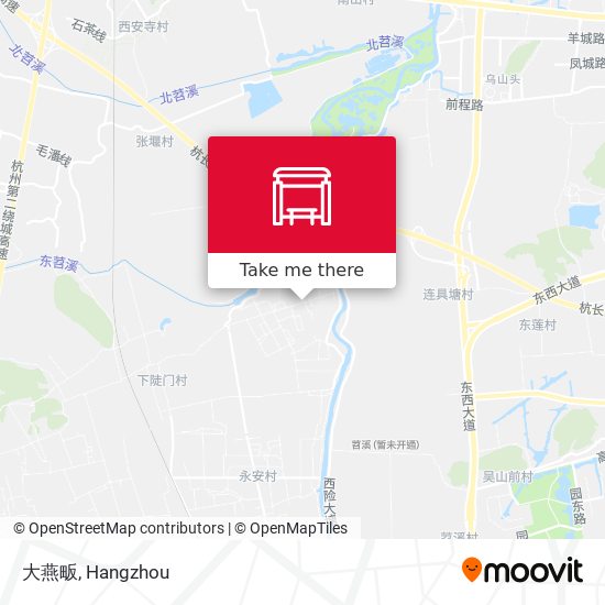 大燕畈 map