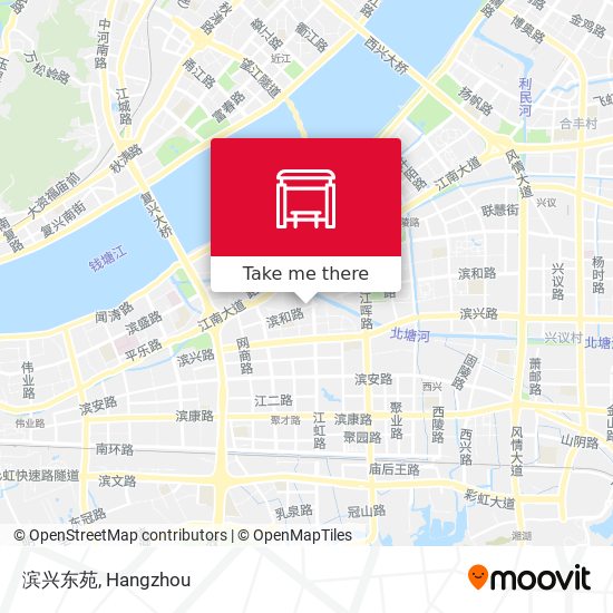 滨兴东苑 map