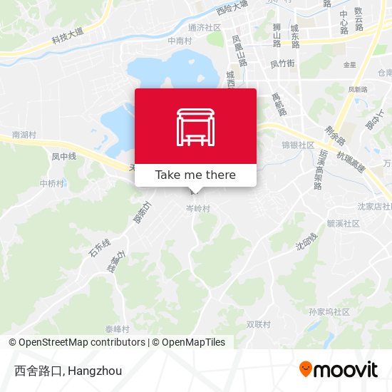 西舍路口 map