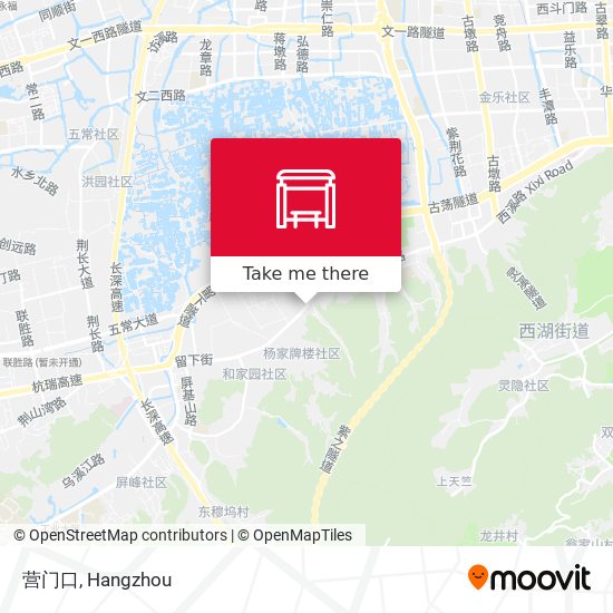 营门口 map