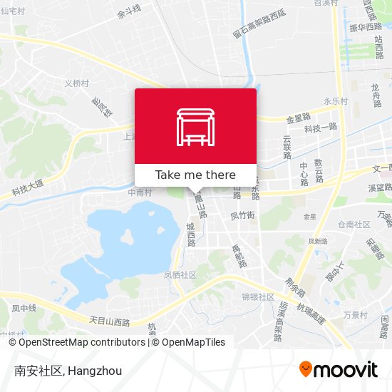 南安社区 map