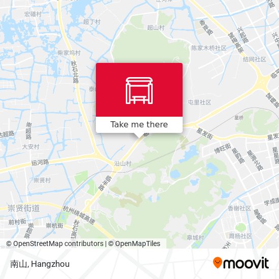 南山 map