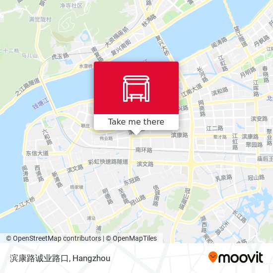 滨康路诚业路口 map