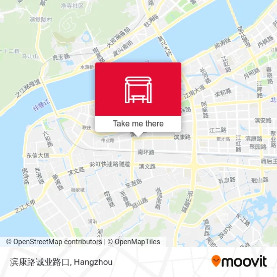 滨康路诚业路口 map