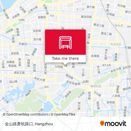 金山路萧杭路口 map