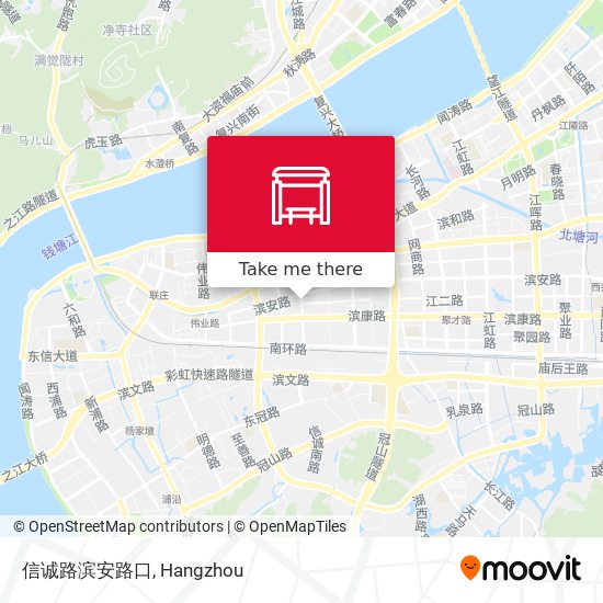 信诚路滨安路口 map