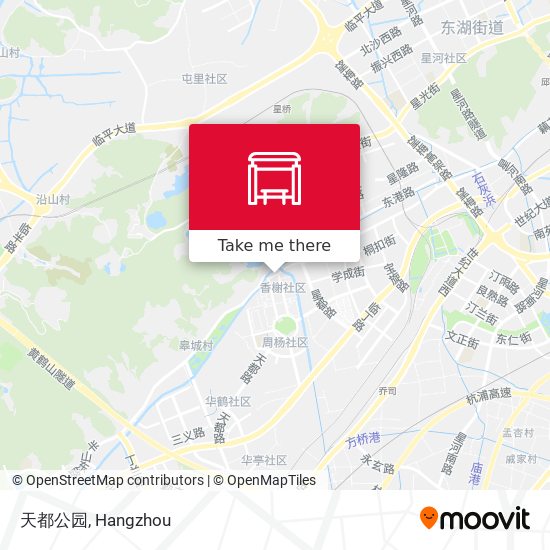 天都公园 map