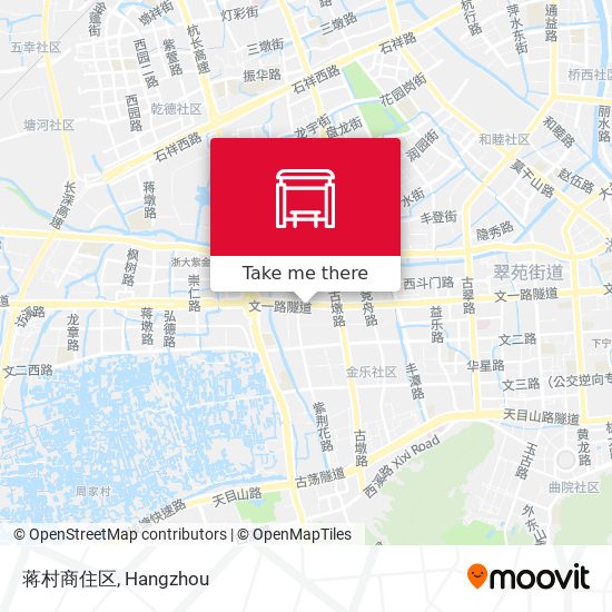 蒋村商住区 map